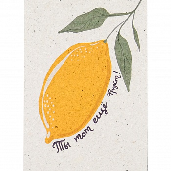"Растущая открытка" Magicme из "Живой бумаги" 10х15 "Ты тот еще фрукт"